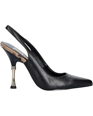 Just Cavalli Schoenen ,Zwart ,Leer Stiletto Pumps