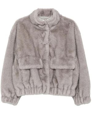 Liu Jo Faux Fur & Shearling Jackets - Grey