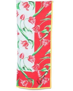 KENZO Silk Scarves - Red