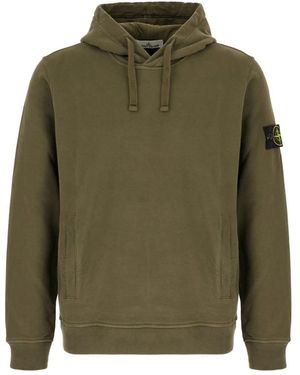 Stone Island Hoodies - Verde