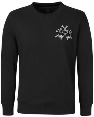 La Martina Sweatshirts - Black