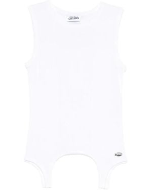 Jean Paul Gaultier Sleeveless Tops - White