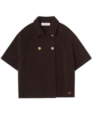 BUSNEL Klassische Strickjacke - Schwarz