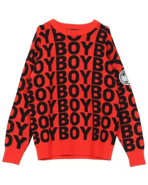 BOY London Trui Met Jumper - Rood