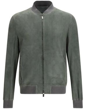 Salvatore Santoro Leather Jackets - Grey
