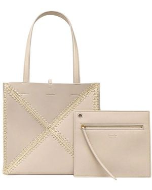 Nanushka Origami Tote - Naturel