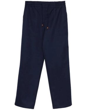 Drole de Monsieur Straight Trousers - Blue