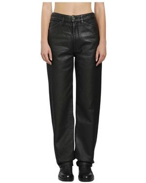 Lemaire Broeken ,Zwart ,Katoen Five Pockets Twisted Pants
