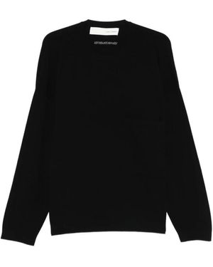 Isabel Benenato Round-Neck Knitwear - Negro