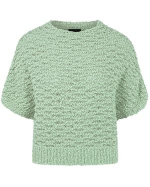 Marc Cain Strukturierter Oversized Pullover - Grün
