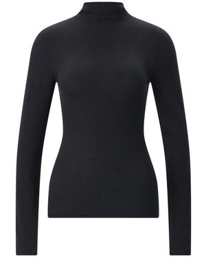 Almala Truien & Vesten ,Zwart ,Kasjmier Cashmere Turtleneck