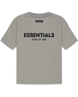 Fear Of God Tops ,Grijs ,Katoen Essentials T-Shirt