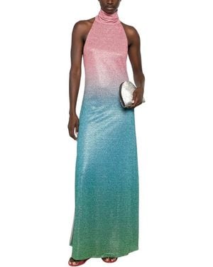 Oséree Lumière Maxi Jurk - Blauw