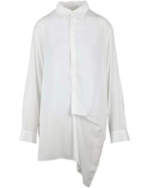 Yohji Yamamoto Camicia Asimmetrica - Wit