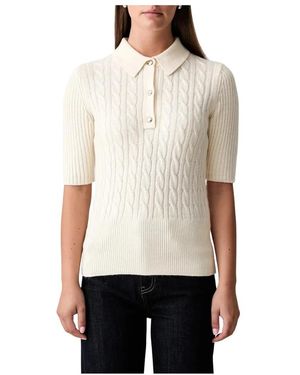 Joop! Round-Neck Knitwear - Bianco