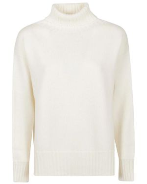 Drumohr Truien & Vesten ,Wit ,Over Turtle Neck Sweater