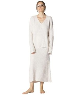 SMINFINITY Midi Skirts - Blanc