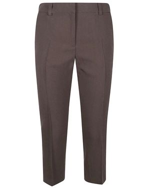 IRO Cropped Trousers - Brown
