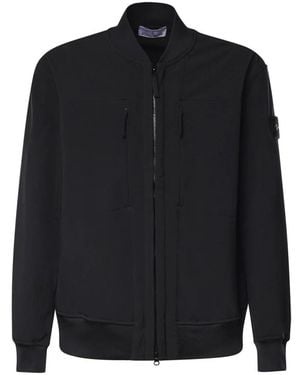 Stone Island Bomber Jackets - Negro