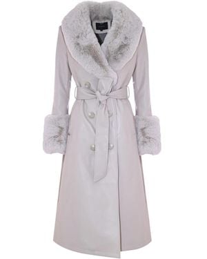 Kocca Belted Coats - Grey