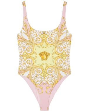 Versace Spring Barocco Eendelig Badpak - Geel