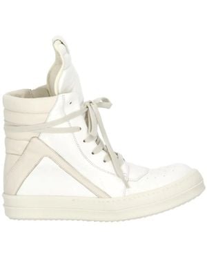 Rick Owens Geobasket High-Top Sneakers - Weiß