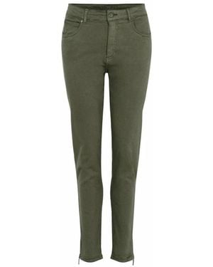 Cro Slim-Fit Trousers - Green