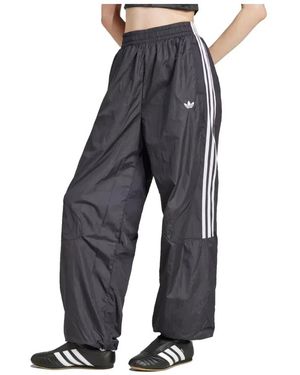 adidas Teamgeist Oversized Zwarte Sweatpants - Blauw