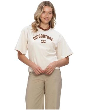 co'couture Zengacc Tee O-Neck - Naturel