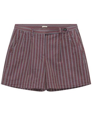 Massimo Alba Casual Shorts - Paars