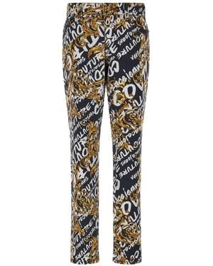 Versace Slim-Fit Trousers - Black