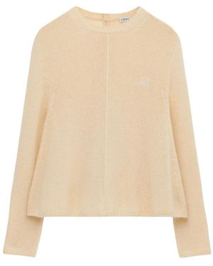Loewe Round-Neck Knitwear - Neutro