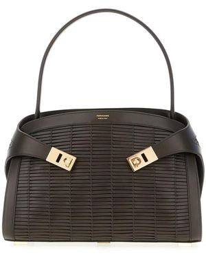 Ferragamo Medium Hug Handtas - Zwart