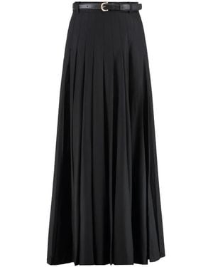 Self-Portrait Maxi Skirts - Black