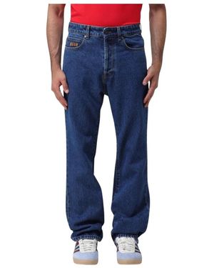 MSGM Straight Jeans - Blu