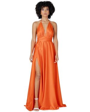 Sol Wears Women Gowns - Orange
