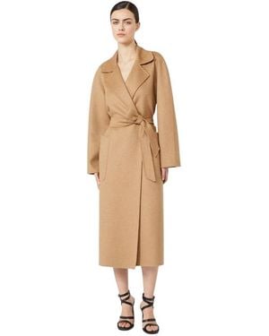 Max Mara Belted Coats - Neutro