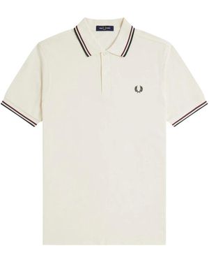 Fred Perry Polo Shirts - White
