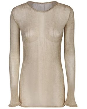 SAPIO Round-Neck Knitwear - Natural