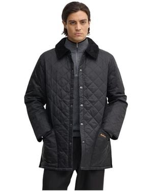 Barbour Single-Breasted Coats - Nero