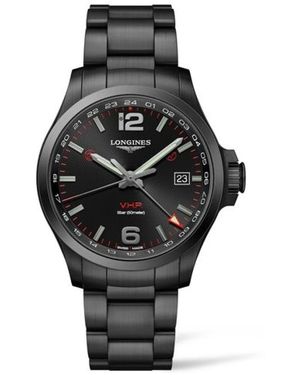 Longines Conquest V.H.P. Gmt - Zwart