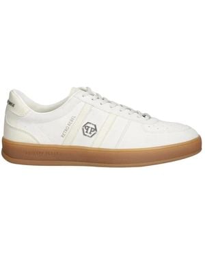 Philipp Plein Lo-Top Sneaker Retro Rebel - Weiß