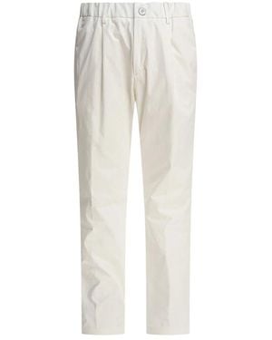 Herno Slim-Fit Trousers - Blanc