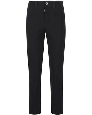 High Slim-Fit Trousers - Negro