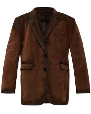 Acne Studios Leather Jackets - Marrón