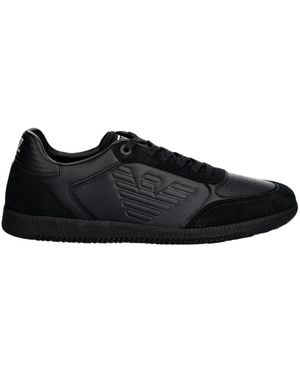 EA7 Heritage Eagle Sneakers - Schwarz