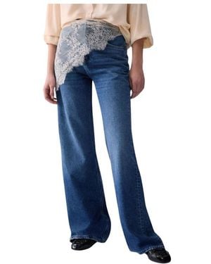 Liu Jo Wide Jeans - Bleu