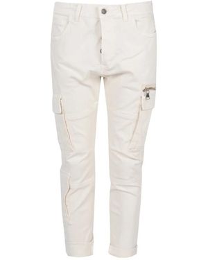Xagon Man Slim-Fit Trousers - Blanc