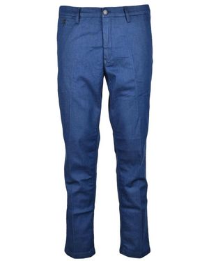 Replay Straight Trousers - Blue