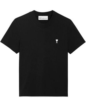 Ami Paris T-Shirts - Negro